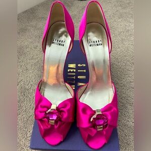 Stuart Weitzman Pink Swarovski Heels